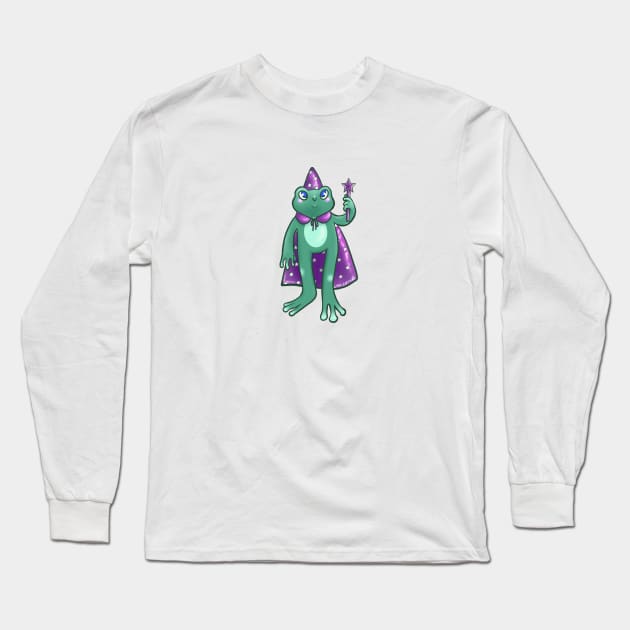Magical Frog Long Sleeve T-Shirt by Lady_Caffiene